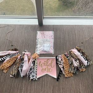 High chair banner. And month to month banner